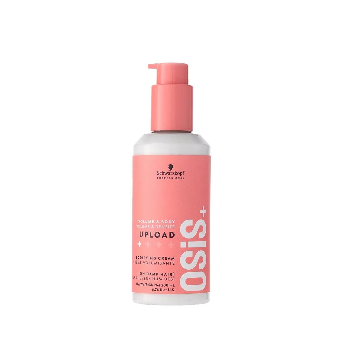 Schwarzkopf Osis+ Upload Bodifying Cream - Volumizing Hair Styling Cream for Fine Hair, 6.76 fl oz