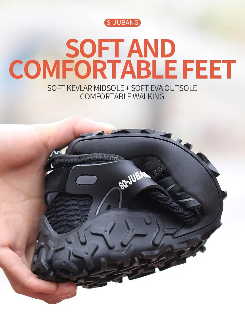 Steel Toe Anti-Collision Breathable Safety Work Boots
