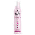 Taft Curl & Flex Hair Styling Mousse: Define Curls, Boost Volume, Long-Lasting Hold - For Curly & Wavy Hair