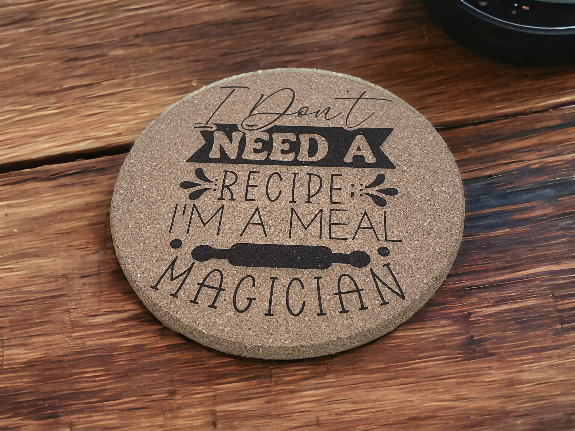 I'm a Meal Magician - Cork Kitchen Trivet
