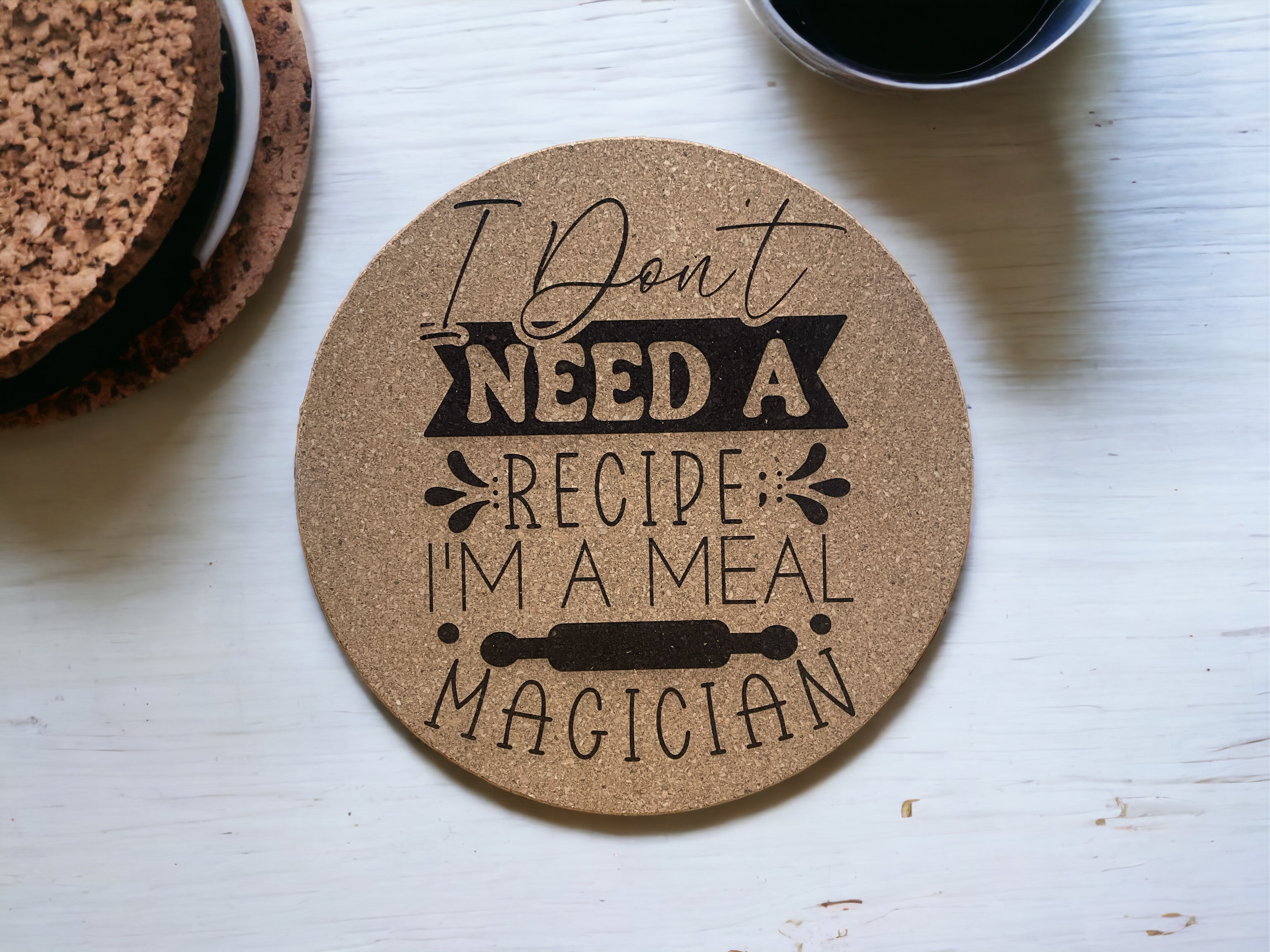 I'm a Meal Magician - Cork Kitchen Trivet