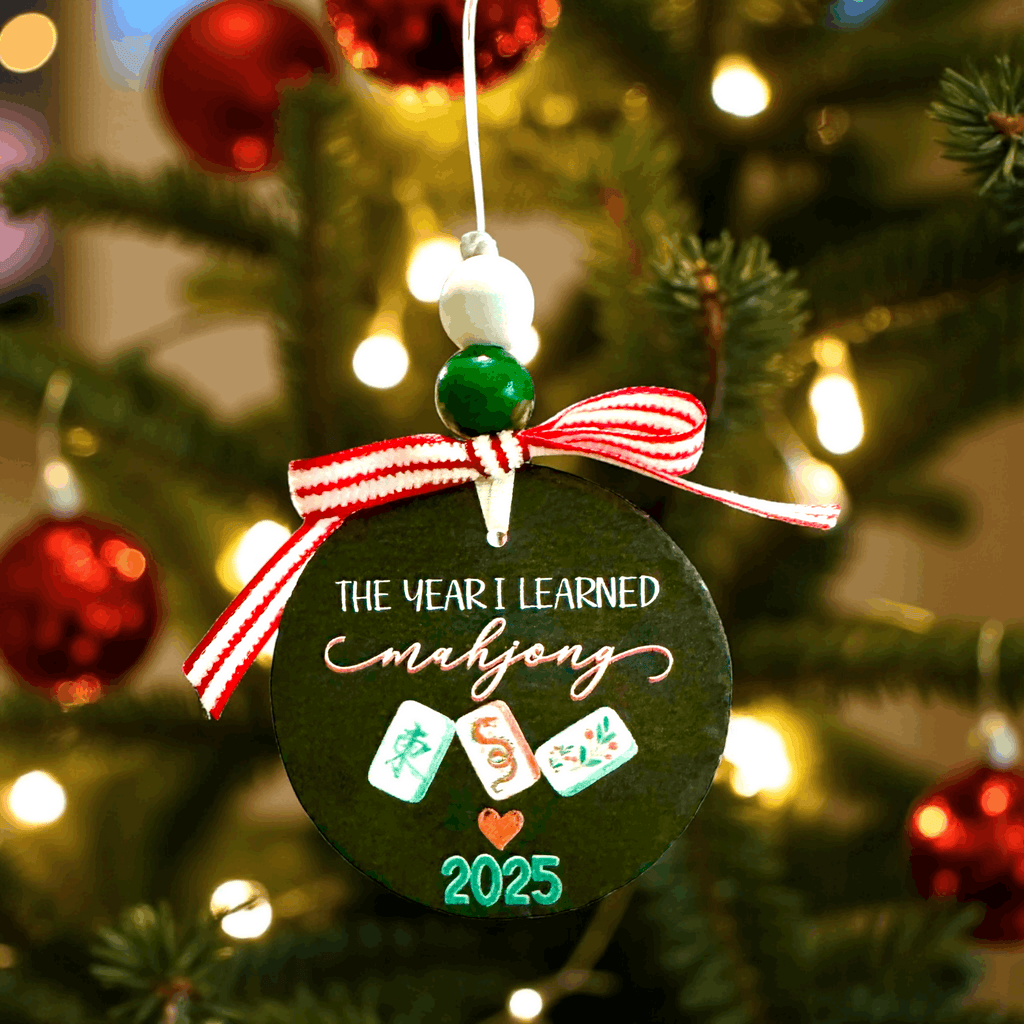 The Year I Learned Mahjong Christmas Ornament
