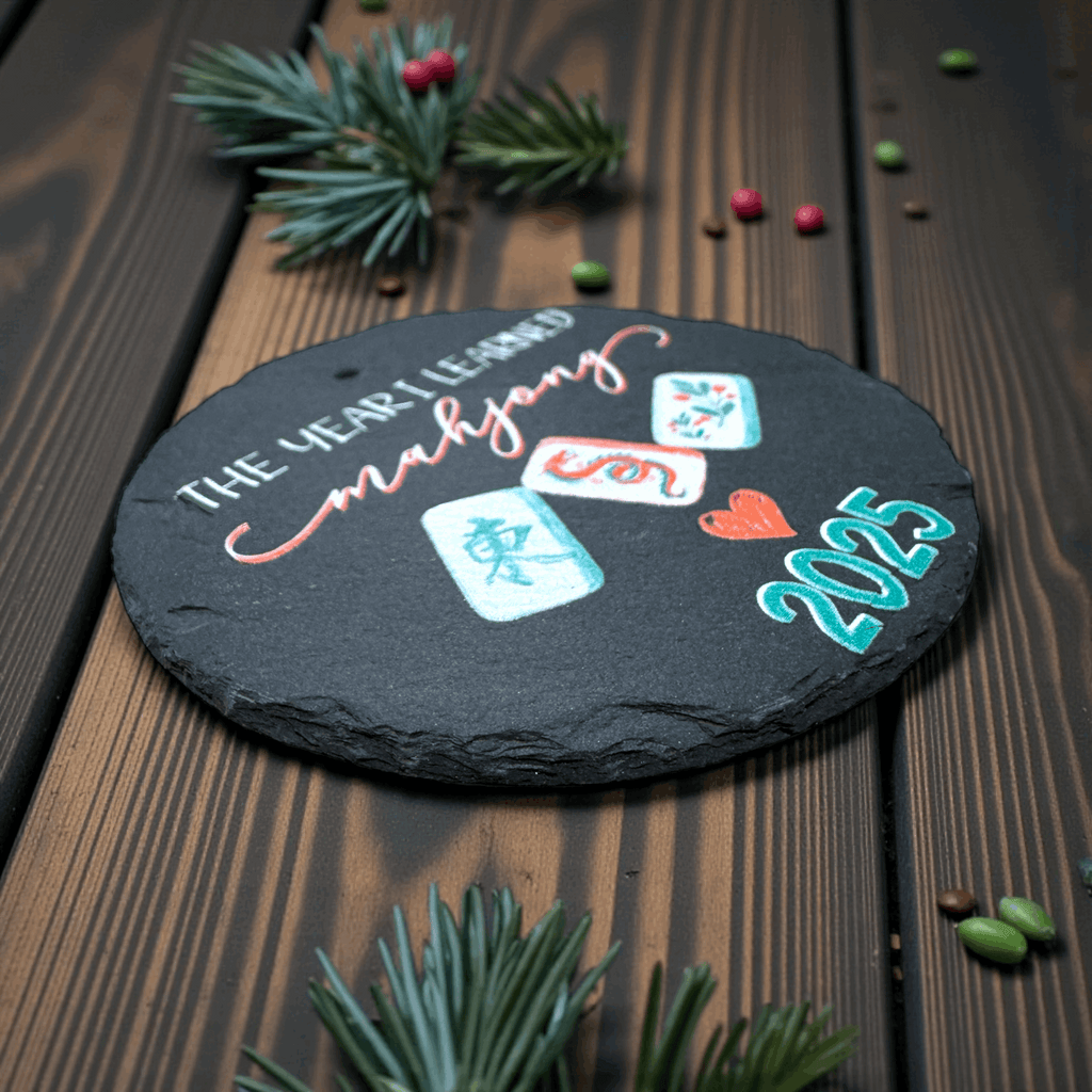 The Year I Learned Mahjong Christmas Ornament