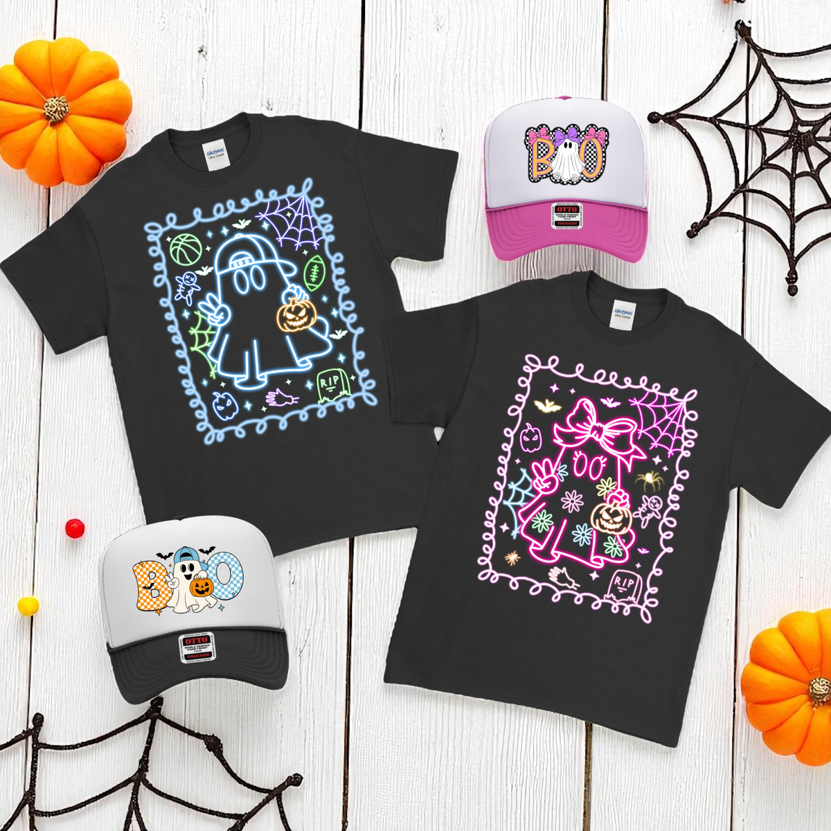 Boo! Halloween Tees and Caps for the Kids!!