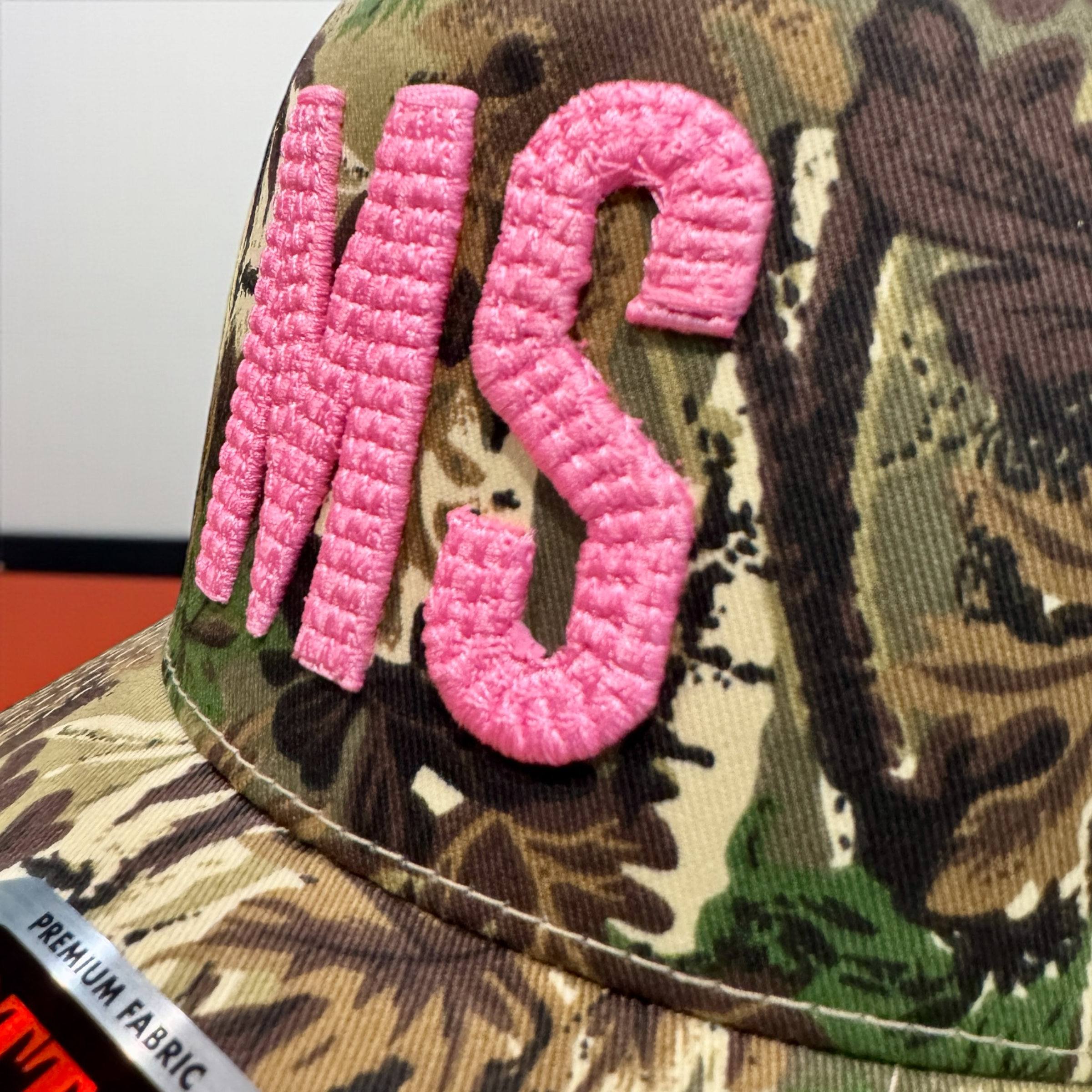 Custom State Camo Hat – Puff Stitch Letters
