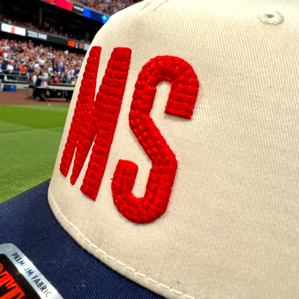 Go Rebs! Puff Embroidery Ole Miss Caps