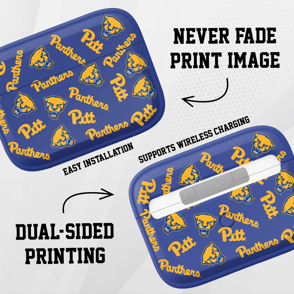 Pittsburgh PITT Panthers HDX AirPods Pro 1 & 2 Case Cover