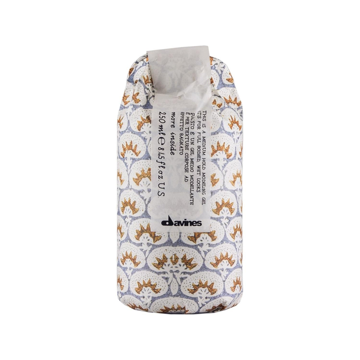 Davines Medium Hold Modelling Gel for Hair Styling - 250ml, Hair Styling Gel, Medium Hold Hair Gel