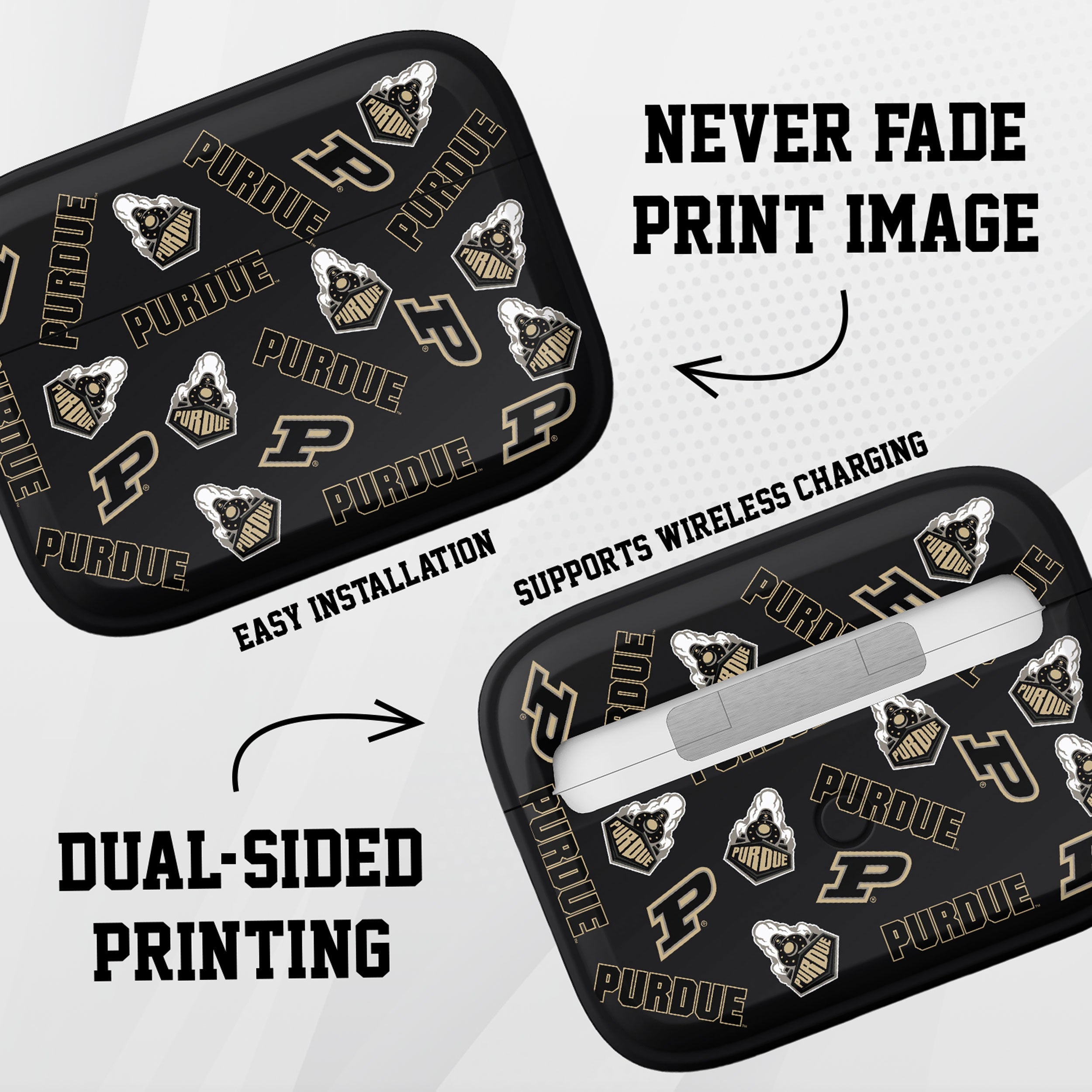 Purdue Boilermakers HDX AirPods Pro 1 & 2 Case Cover