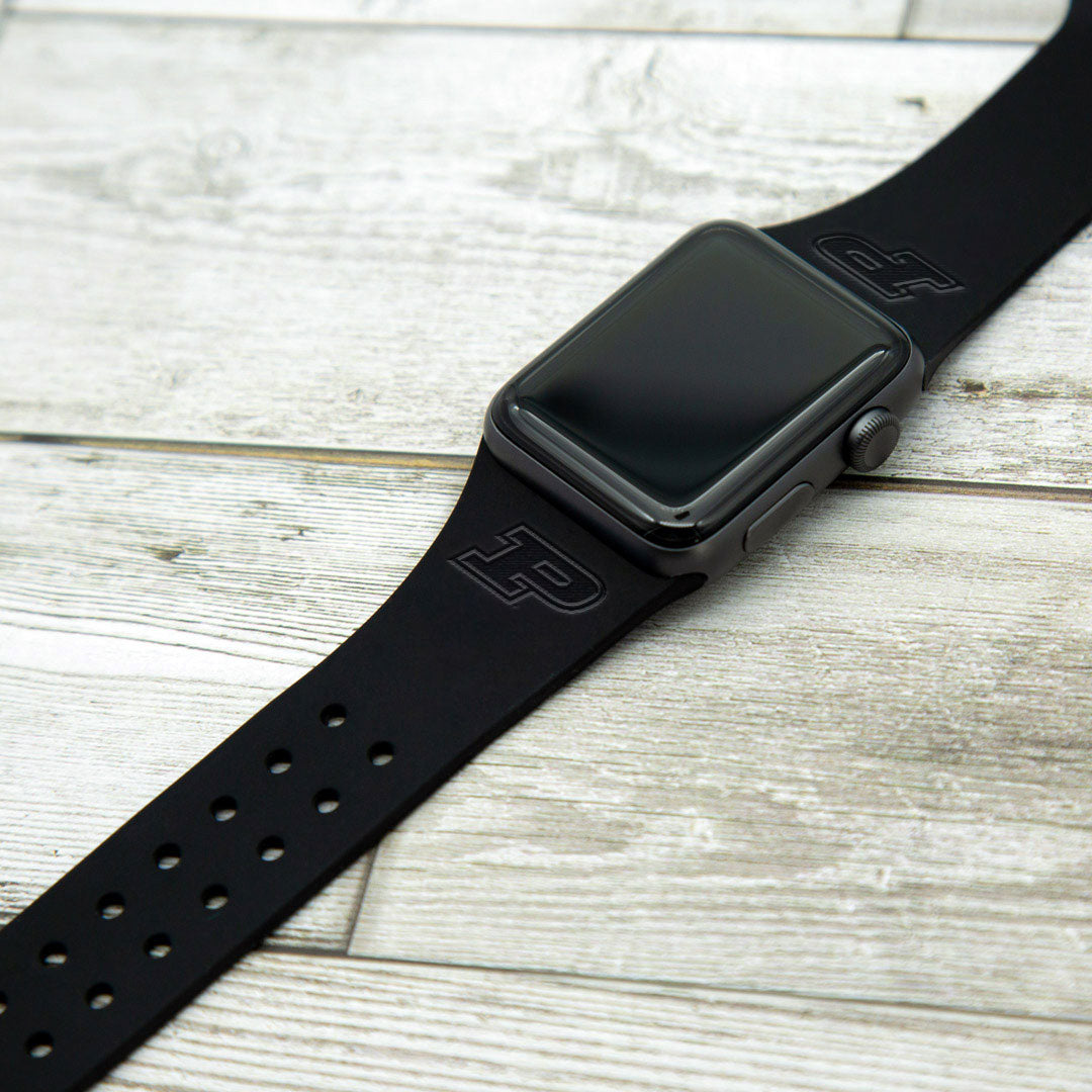 Purdue Boilermakers Engraved Apple Watch Band