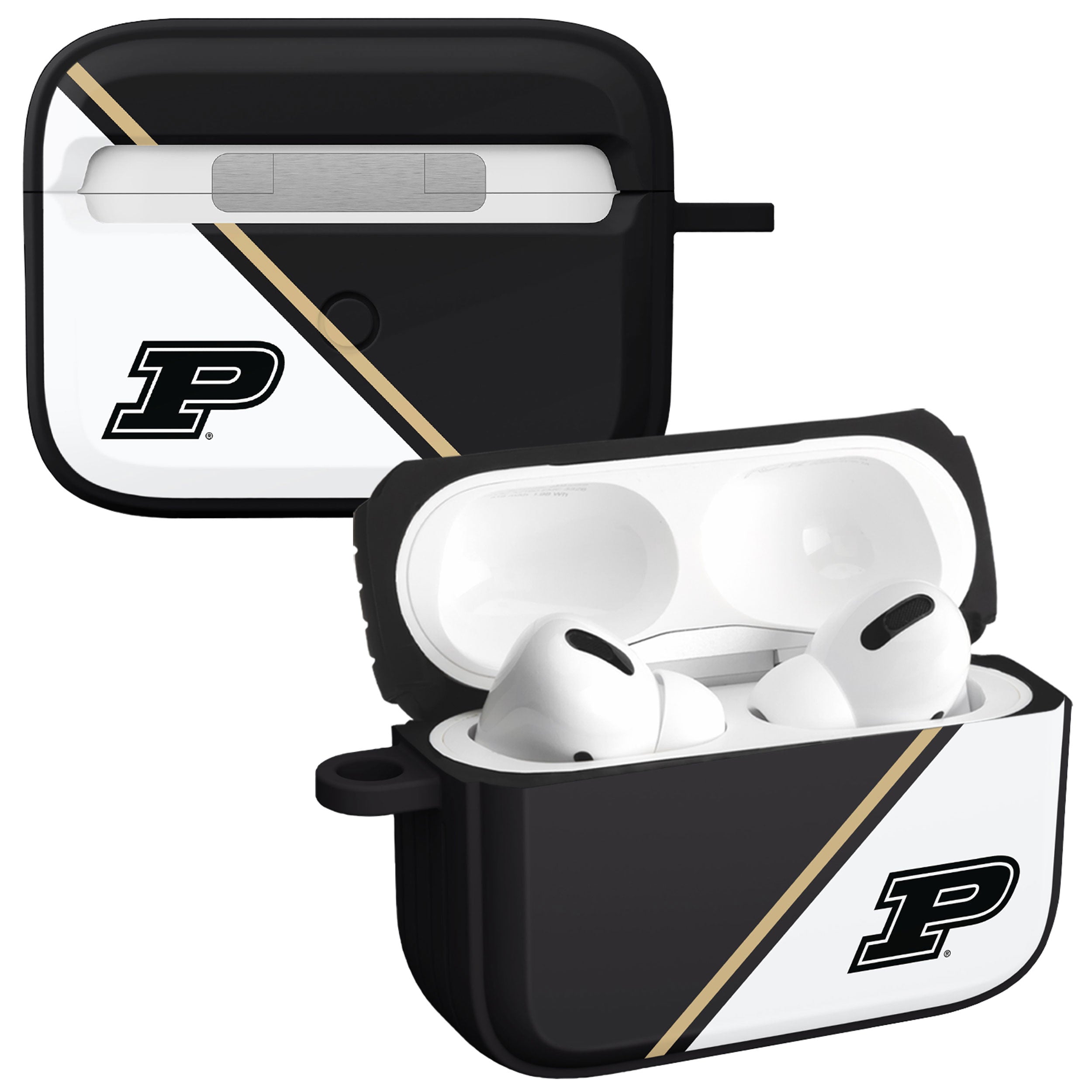 Purdue Boilermakers HDX Champion Series Apple AirPods Pro 1 & 2 Case Cover