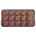 Epinox Silicone Chocolate Mold Double Heart Shape - Flexible, Non-Stick, Food-Safe Chocolate Making Tool for Bakers and Chocolatiers