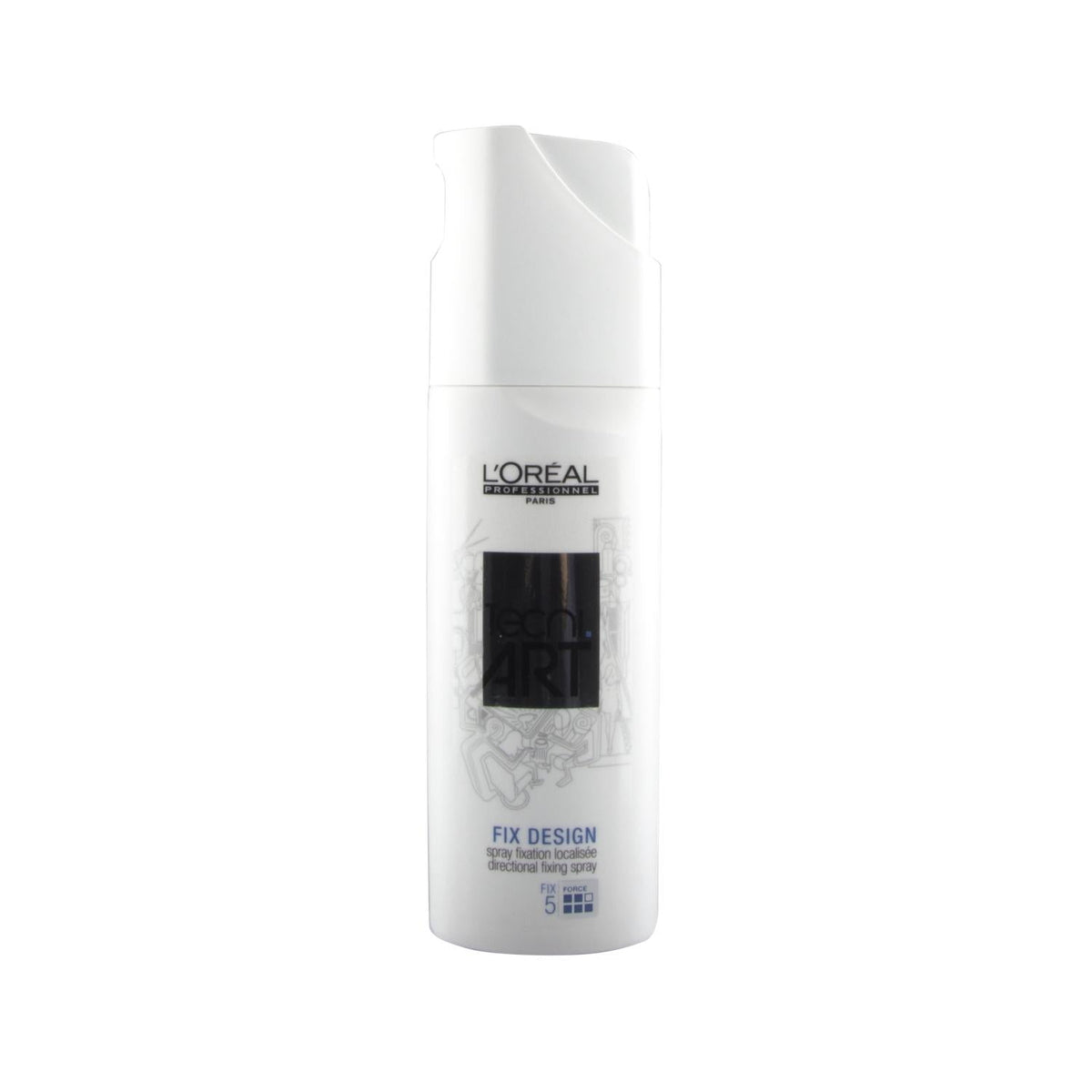 Loreal Professionnel Paris Tecni Art Fix Design Hair Spray 200ml - Strong Hold Styling Spray for Professionals and Individuals