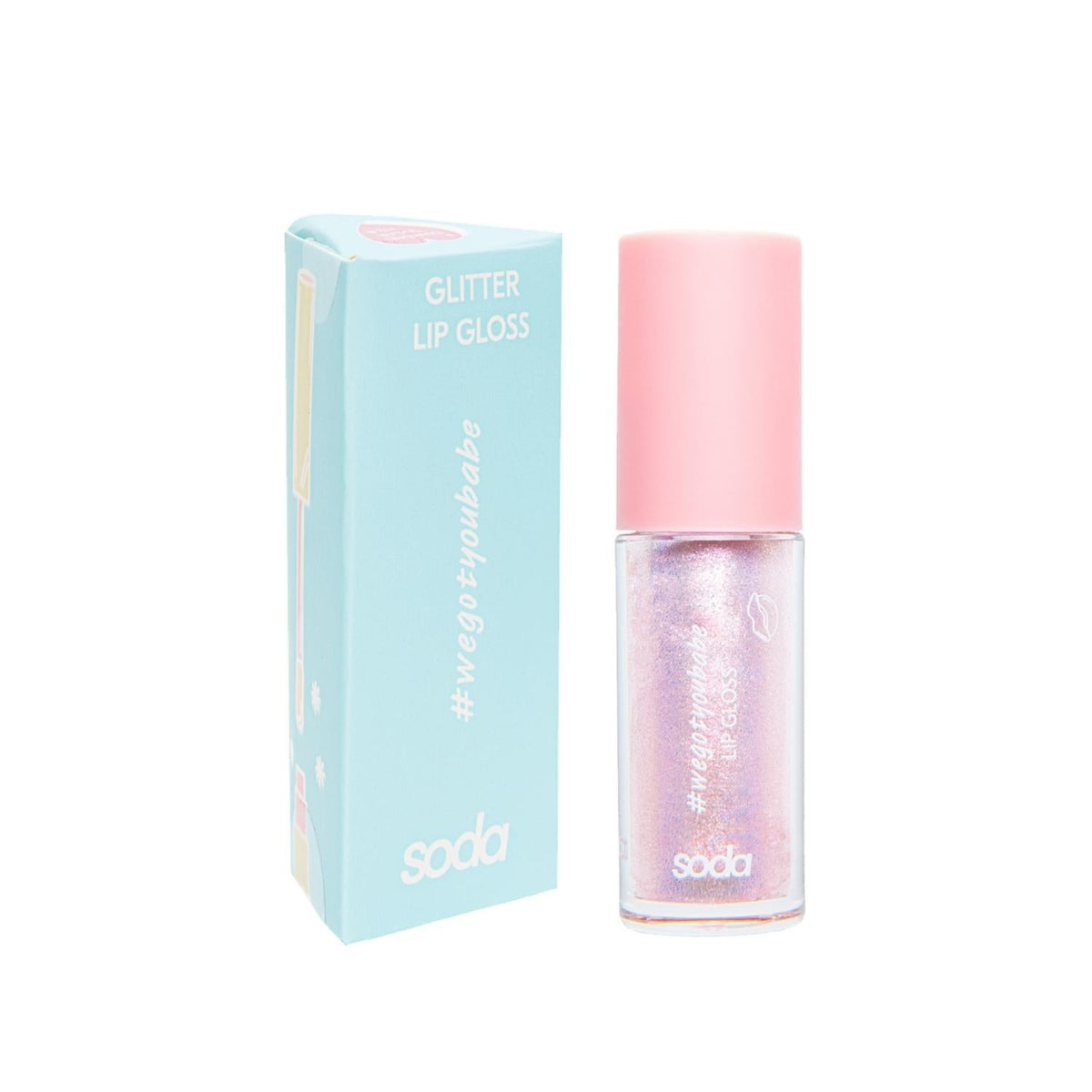 Soda Lip Gloss 102 - Moisturizing Glitter Lip Gloss for Lips - 3.5ml