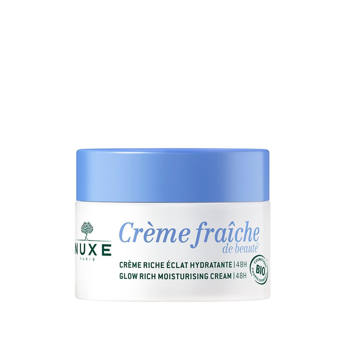 Nuxe Creme Fraîche de Beaute 48-Hour Moisturizing Cream - Organic, Natural Skincare for Dry, Sensitive Skin - 1.69 fl oz