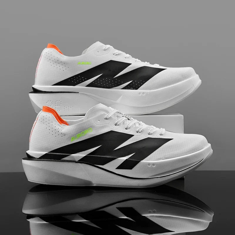 Sports Running Shoes Man Carbon Plate Walking Sneakers Shock-Absorbing Marathon Racing Athletics Training Walking Casual Shoes