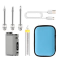 Rechargeable Soldering Iron Wireless Battery Soldering Iron With USB Charging 1w75w High Power With 3 Tips For Outdoor Soldering