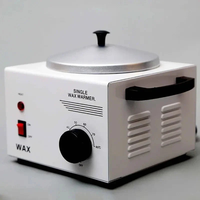 Wax Heater Warmer Electric Hot Facial Skin Hair Removal Pot SPA Tool Salon Adjustable Temperature Single-Wax Warmer
