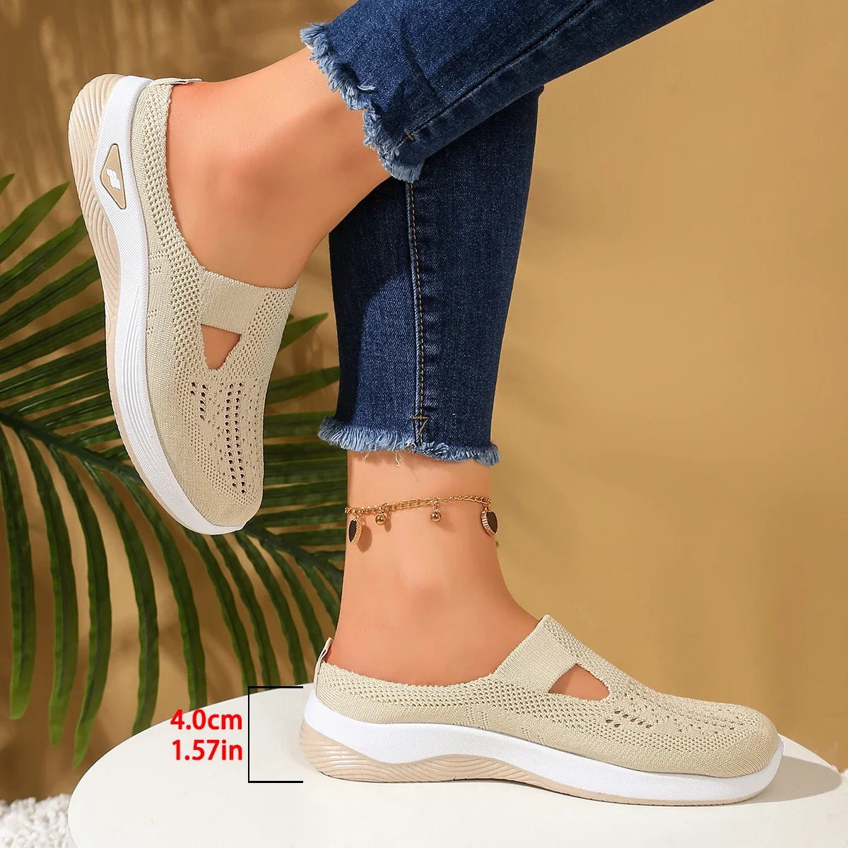Women shoes  Convenient and comfortable at home, one foot with a vent and half slipper women's summer shoes free shippiing shoes