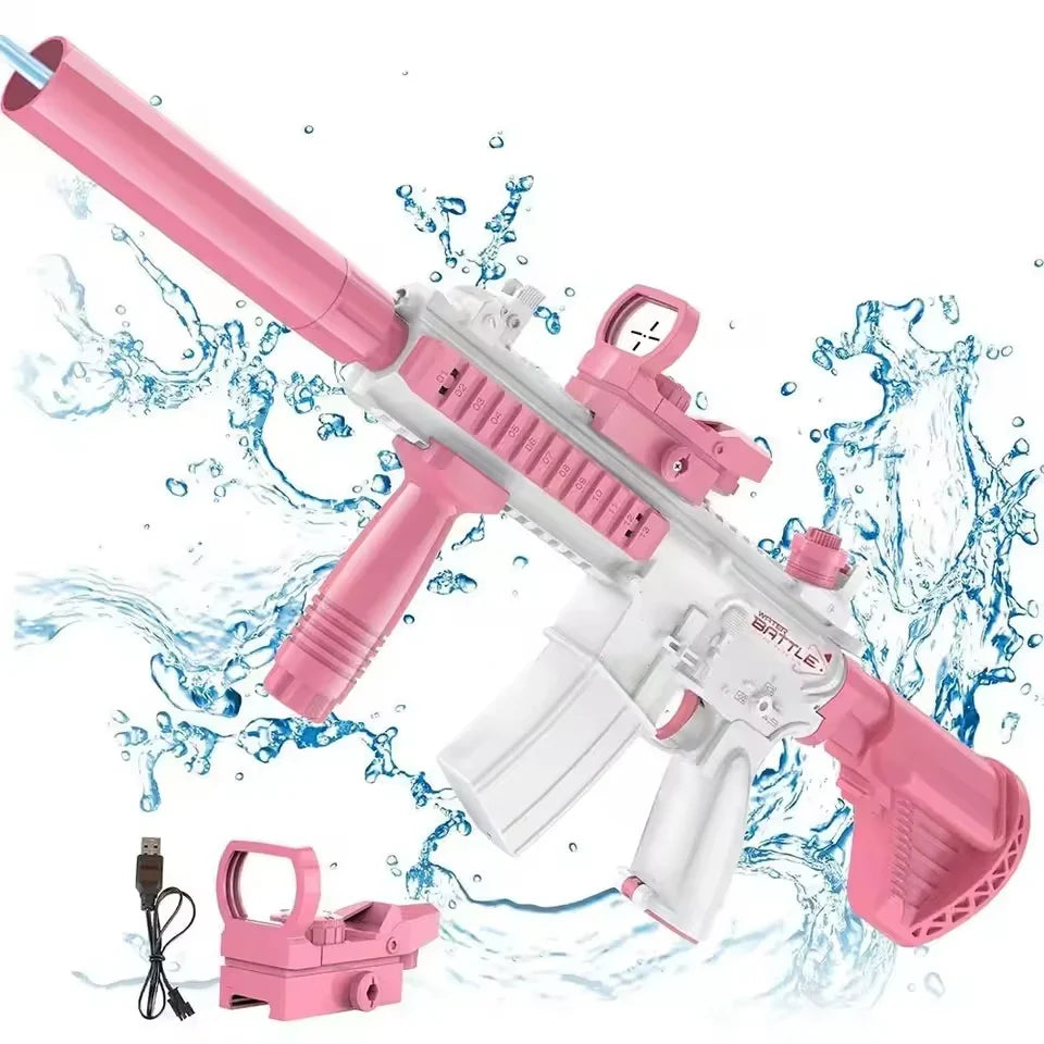 Automatic Summer Electric Toy Water Gun Large-capacity Water Gun Beach Outdoor Water Fight Swimming Pool Toys Gifts