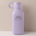 450ML Custom Name Silicone Straw Cup, Personalized Cartoon Pattern Water Bottle, Leakproof Sports Water Bottle for Kids Adults