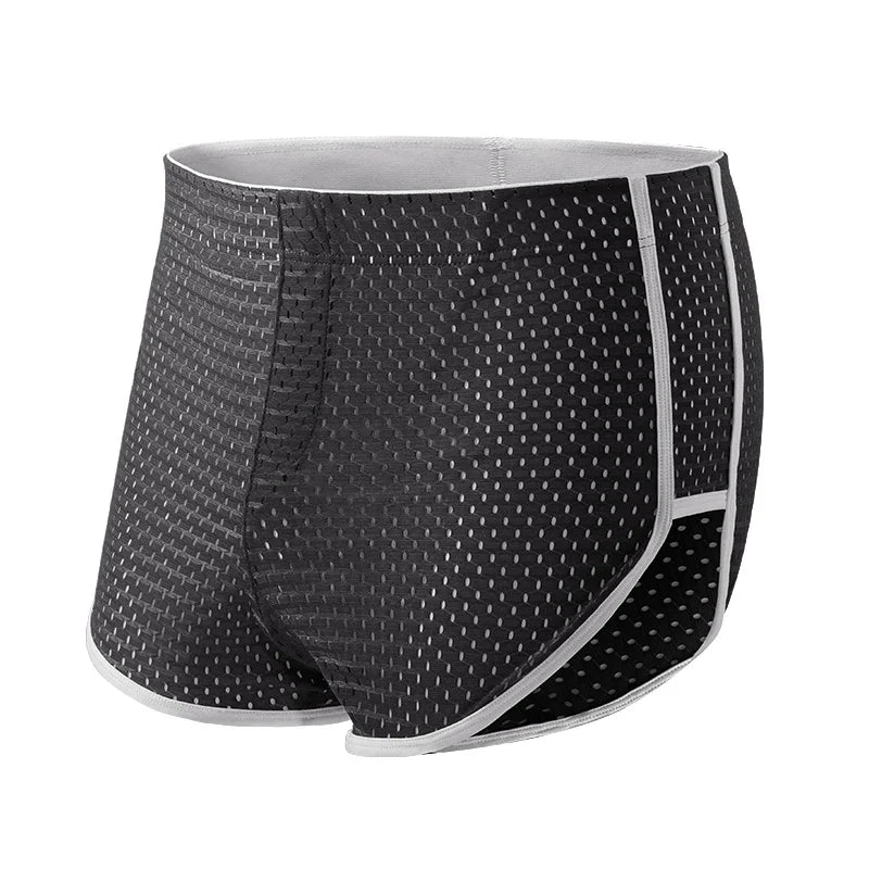 Men's Arrow Pants Ice Silk Underwear Boys Summer Teenagers Boxer Shorts Loose Personalized Trendy Boxer Briefs