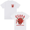 Japanese Osaka Dotonbori Drunken Octopus Food Lover Funny T Shirts Men Women Retro Harajuku Oversized Cotton T-Shirt Streetwear