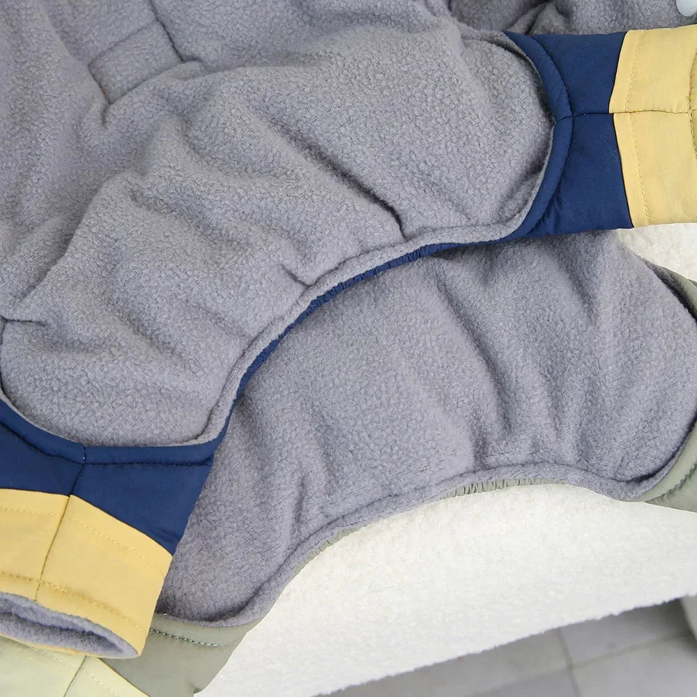 Waterproof Pet Clothes for Dog Winter Warm Dog Jacket Coat Cat Small Dog Hooded Jumpsuit Snowsuit Puppy Outfits for Cold Weather
