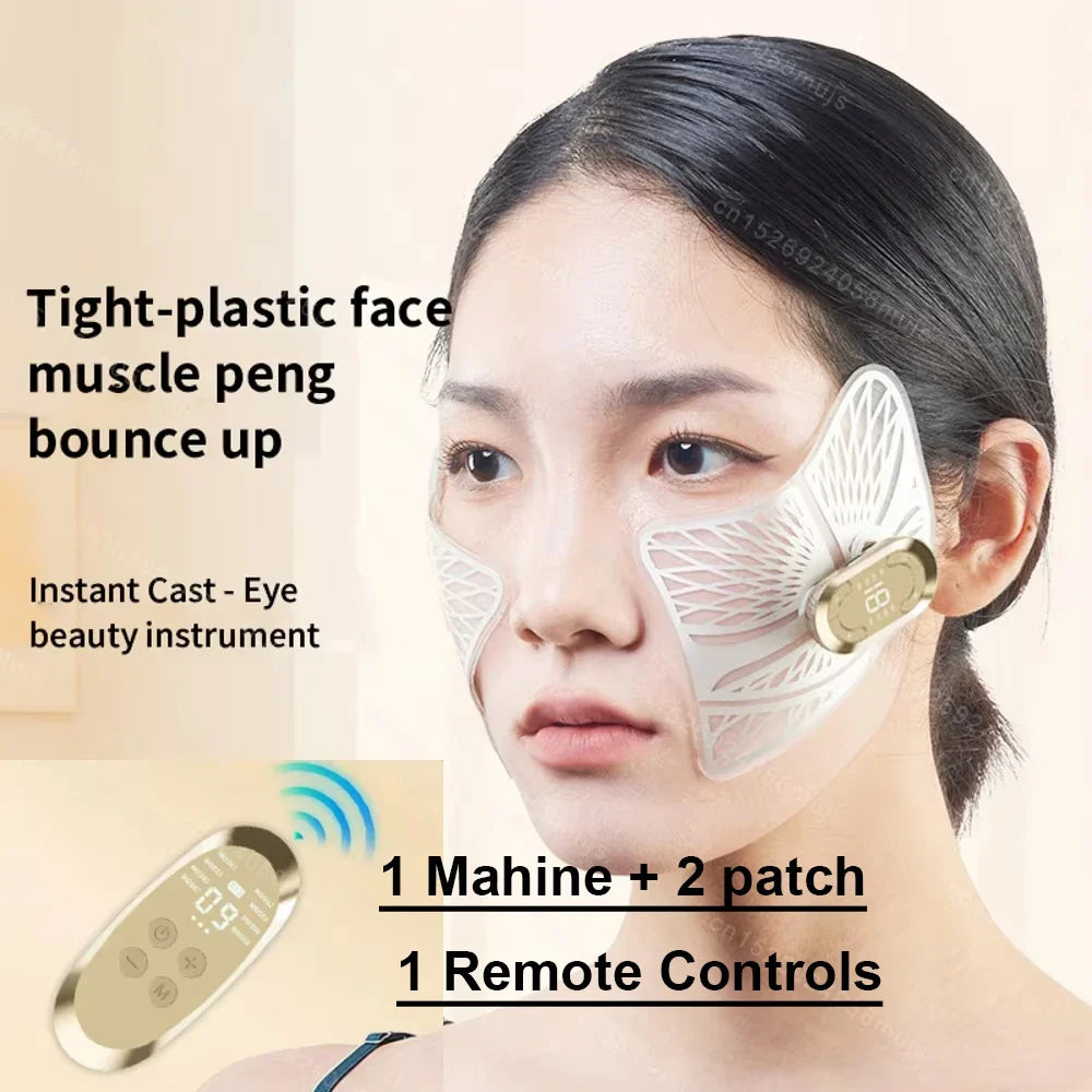 EMS Facial Eye Massager Electric Muscle Stimulator Facial Massagers Beauty Eyes Face Lifting Fatigue Relief  Skin Care