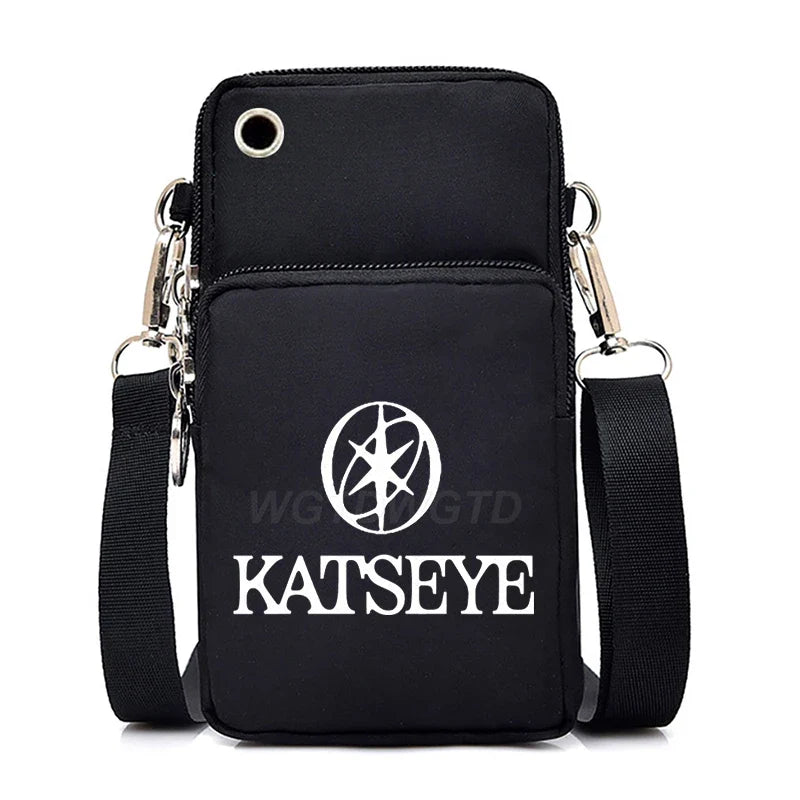 Funny Katseye Hip Hop Small Shoulder Bags Women Men Harajuku Katseye Mini Mobile Phone Bags 2026 New Purses Crossbody Bags Gifts