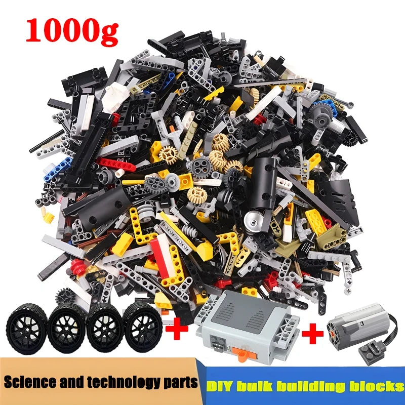 Basic Parts and High-Tech Mixed Packaging Pieces Building Blocks Bulk Model DIY Creative Bricks Assembly Kids Educational Toys