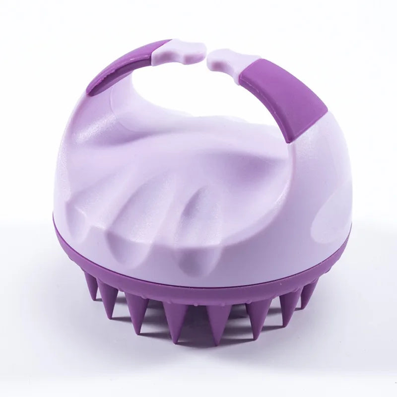 Shampoo Head Scalp Massage Brush Silicone Soft Skin Friendly Hair Washing Massager Comb SPA Massage Brush Beauty Hair Tool Salon