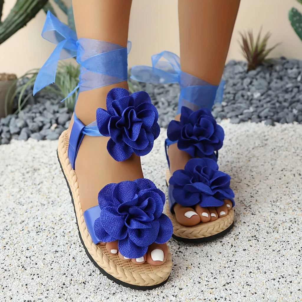 Women's Floral Platform Sandals