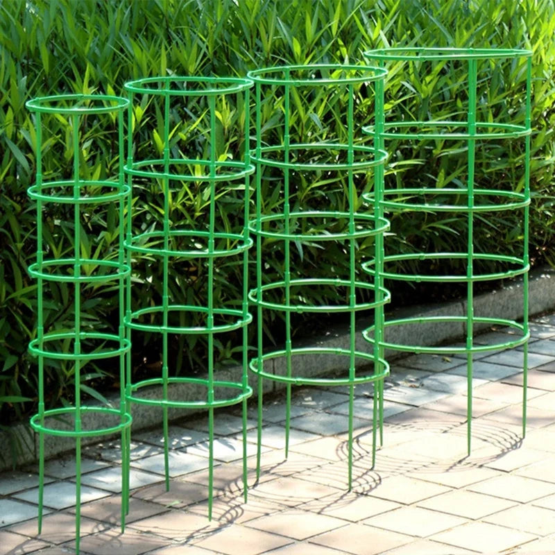 3/6/9/12Sets Plant Support Pile Stand Flowers Plant Arrangement Fixing Rod Plants Stake for Garden Supplies Home Yard Planting