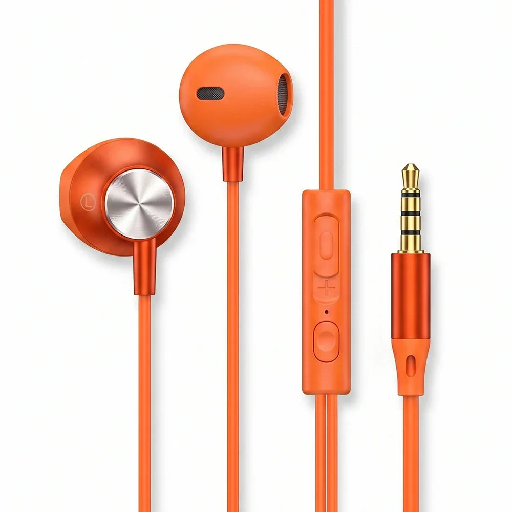 For iPhone Wired Headphones In Ear Earphones HiFi Surround Sound USB Type C 3.5mm Earplugs For Apple 17 Pro Max 16 15 Puls iPad