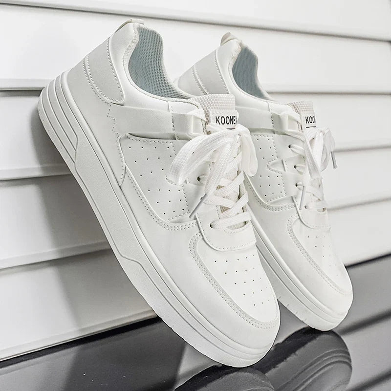 Fashionable sports shoes - skate shoes. Low-top lace-up shoes with a school style and street style, suitable for daily outdoor