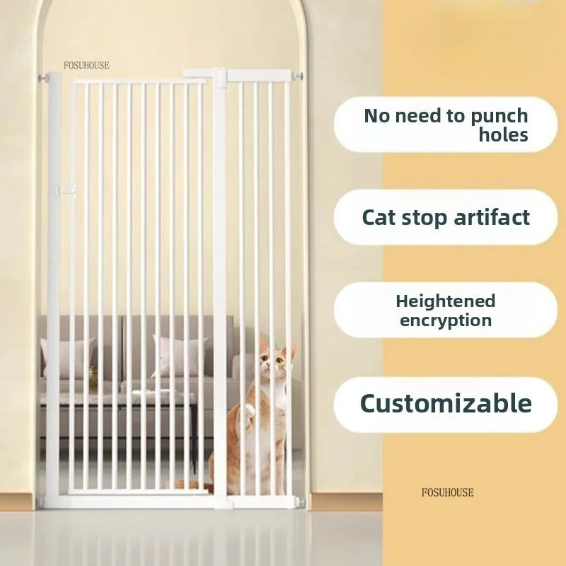 Free Punch Pet Fence Dog Fences Isolation Door Anti-Cat Door Fence Indoor Special Encryption Dog Safety Corral for Pet Products