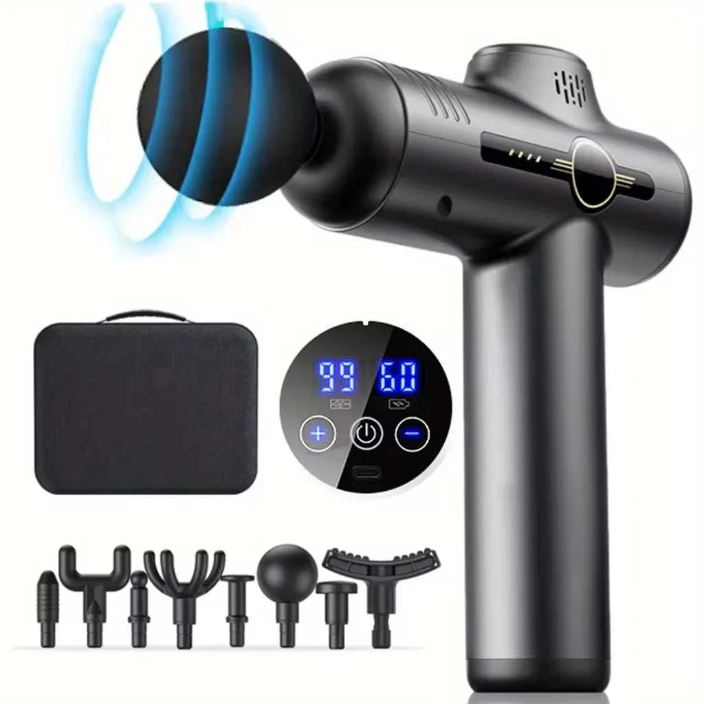 99 Level Massage Gun Deep Body Massager For Muscle Body Neck Massager Electric Fitness Equipment Noise Reduction Male Female