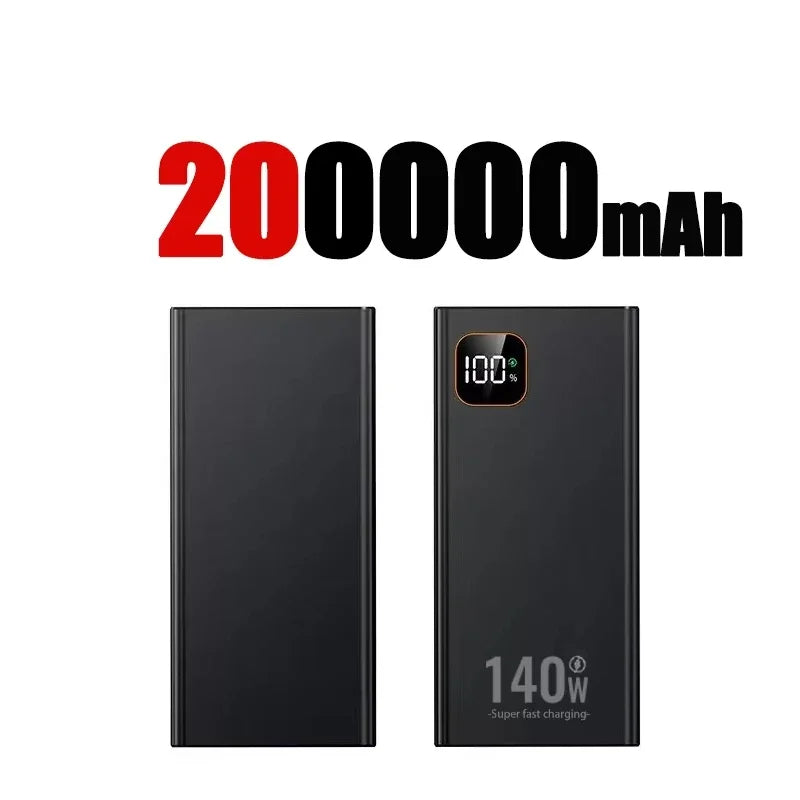 Lenovo 140W Ultra Capacity 500000mAh Super Fast Charging Portable Charger Power Bank For IPhone Samsung 2027