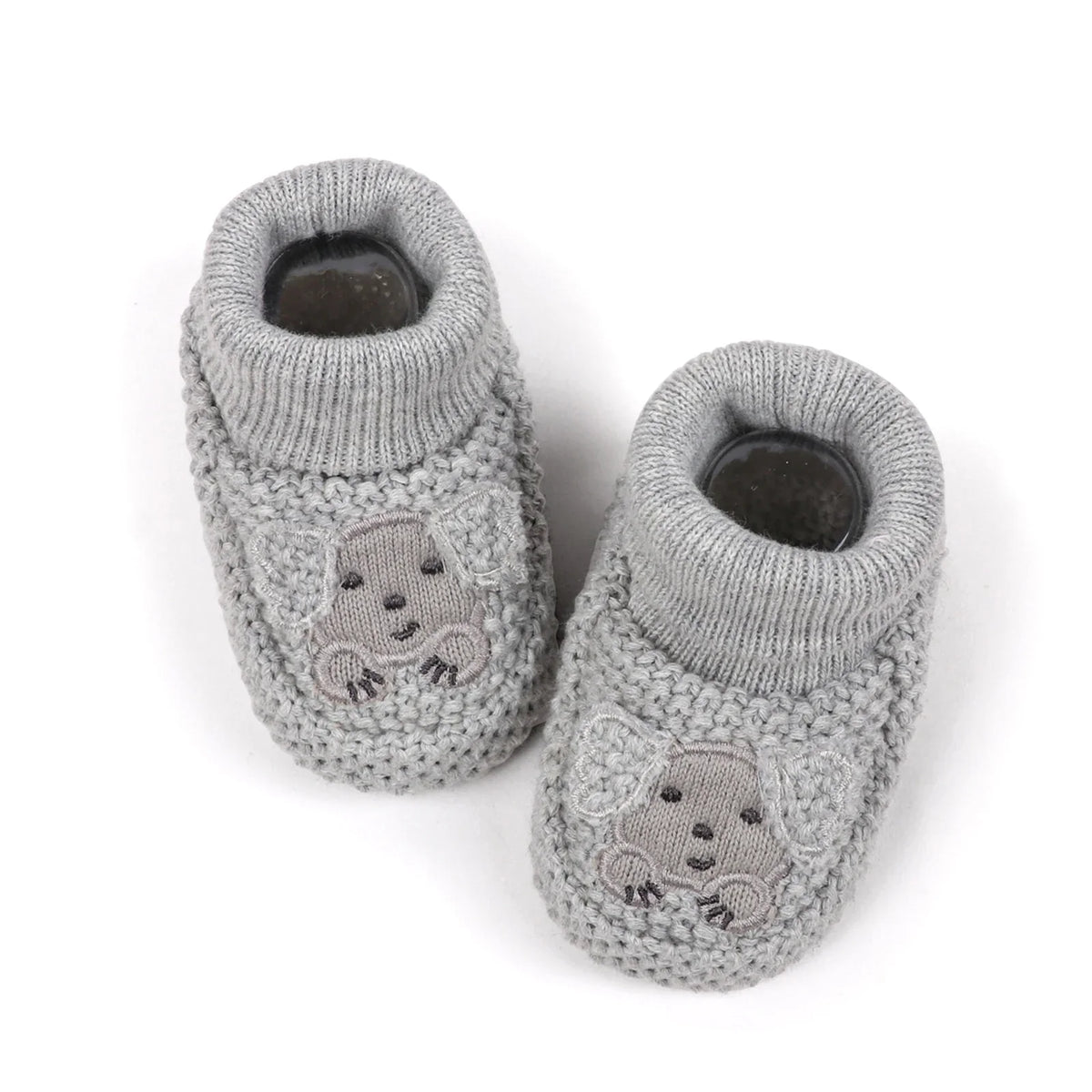 0-12months Infant Knitted Baby Booties with Ears Soft Comfortable Winter Shoes  for girls boys