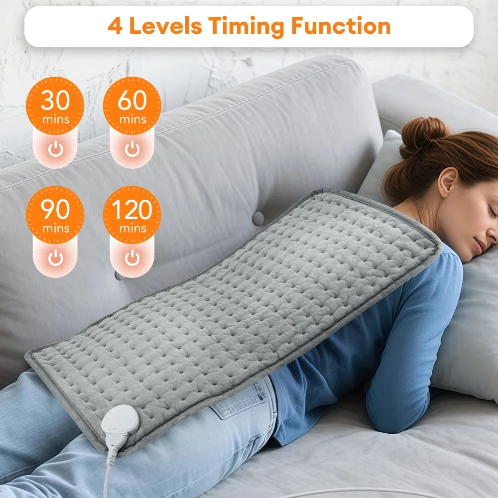 Electric Heating Pad Pet Heat Mat with 9 Levels Constant Temp 4 Mode Timer Body Warming Thermal Mat for Abdomen Hand Thermal Mat