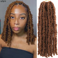 14 12 inch Butterfly Faux Locs Crochet Hair Braids Pre looped Distressed Goddess Butterfly Soft Locs Crochets Braids Cheveux Lok