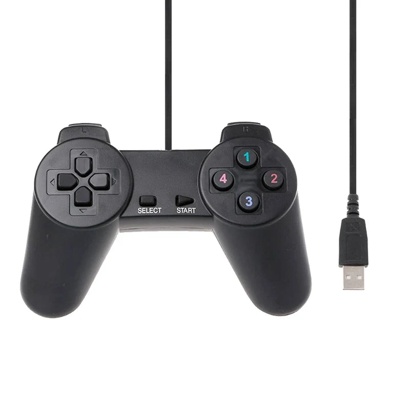 USB 2.0 Wired Multimedia Gamepad Gaming Joystick Joypad Wired Game Controller For Laptop Computer PC