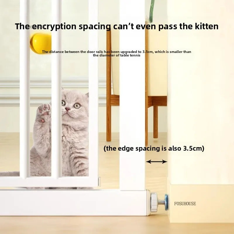 Free Punch Pet Fence Dog Fences Isolation Door Anti-Cat Door Fence Indoor Special Encryption Dog Safety Corral for Pet Products