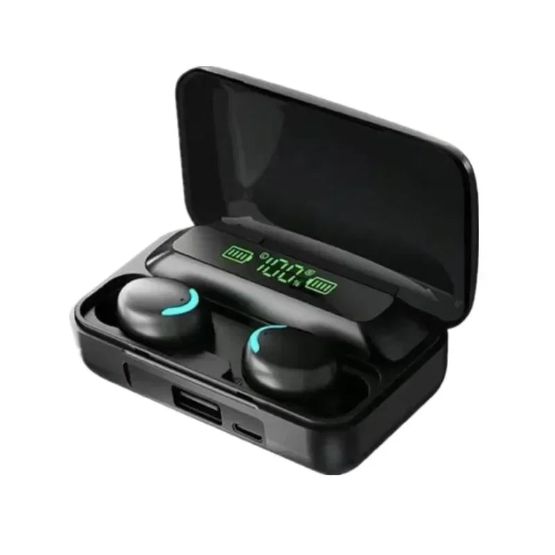 Wireless Earphones with Charging Box, Waterproof Headphone, 9D Stereo, Sports Earbuds, Headsets with Microphone, Bluetooth