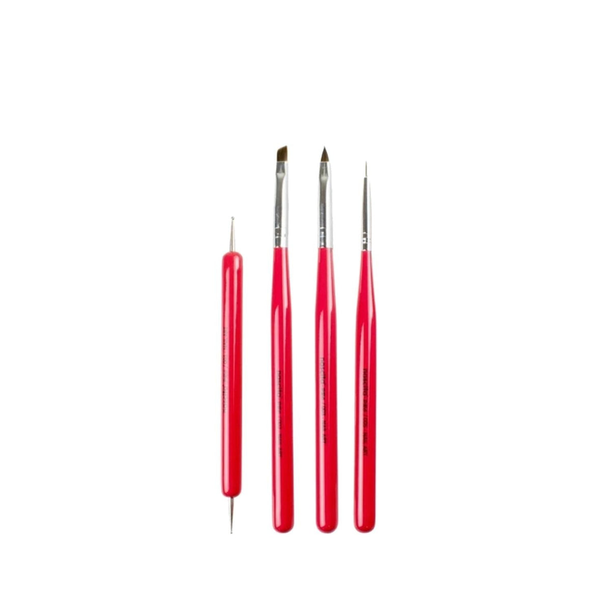 Nascita Nail Art Brush Set - 4 Piece Professional Nail Decoration Tool for Beauty Enthusiasts