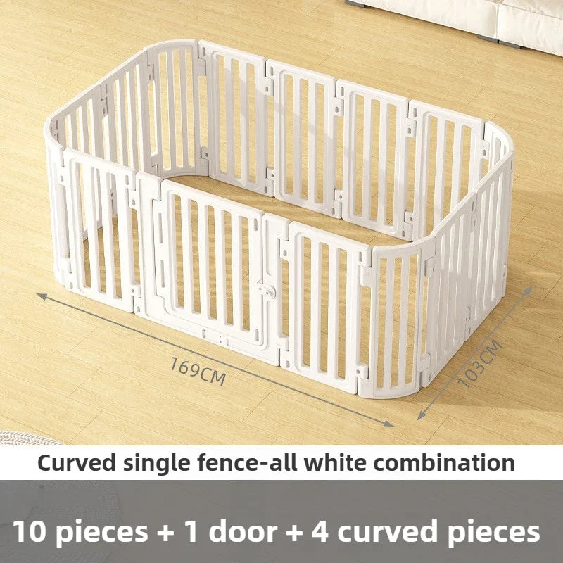 Indoor Household Pet Fence Waterproof Dog Fence Large Dog Protective Fence Free Combination Large Space Pet Isolation Fences