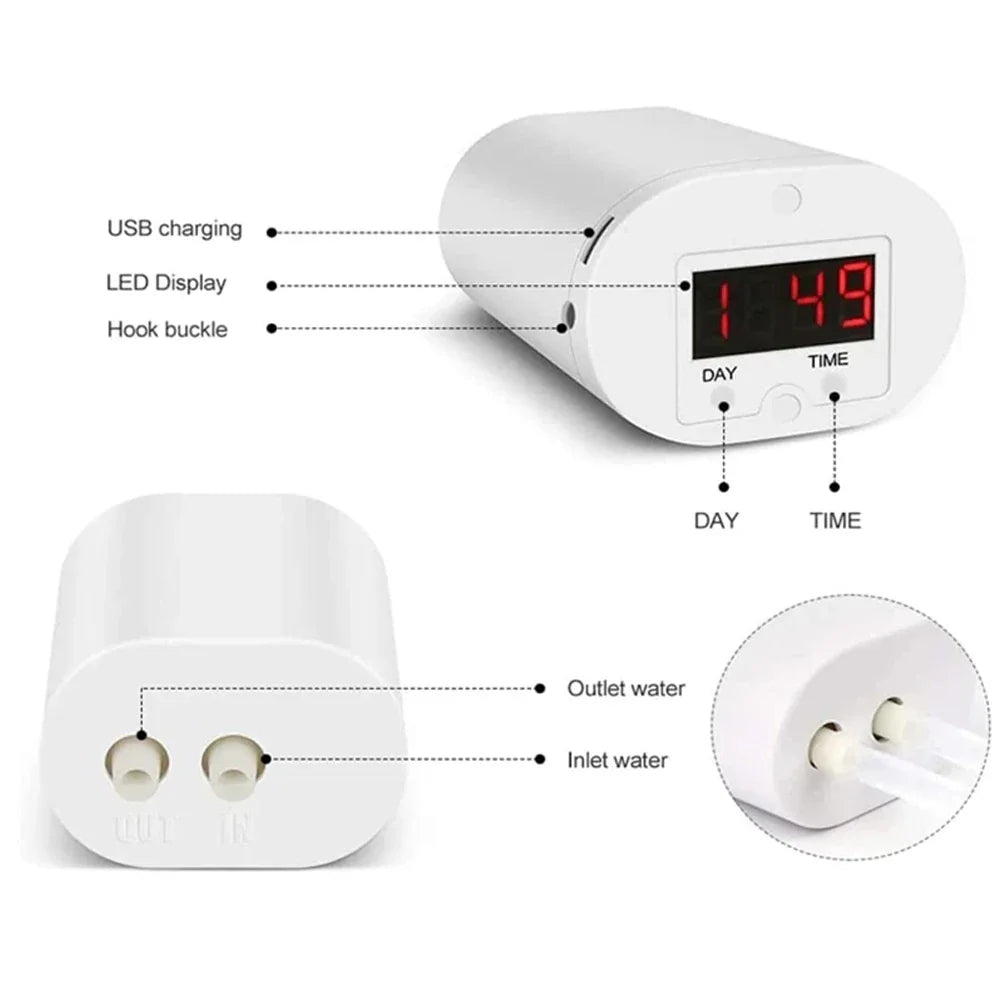 Automatic Watering Pump Controller Intelligent Flowers Plants Sprinkler Drip Irrigation Device Pump Timer System Garden Tools