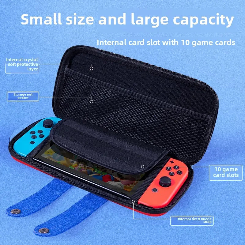 Storage Bag For Switch Portable NS Console Switch OLED Game Accessories Carrying Case Travel Cover Set