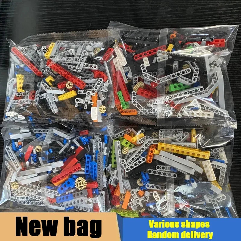 Basic Parts and High-Tech Mixed Packaging Pieces Building Blocks Bulk Model DIY Creative Bricks Assembly Kids Educational Toys